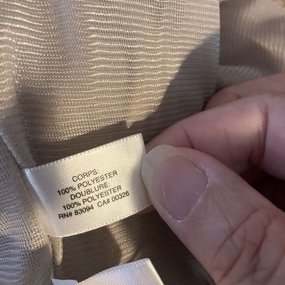 Cutter & Buck Pull Over Windbreaker Tan Khaki Size XXL V Neck Long Sleeve Golf - Picture 12 of 14